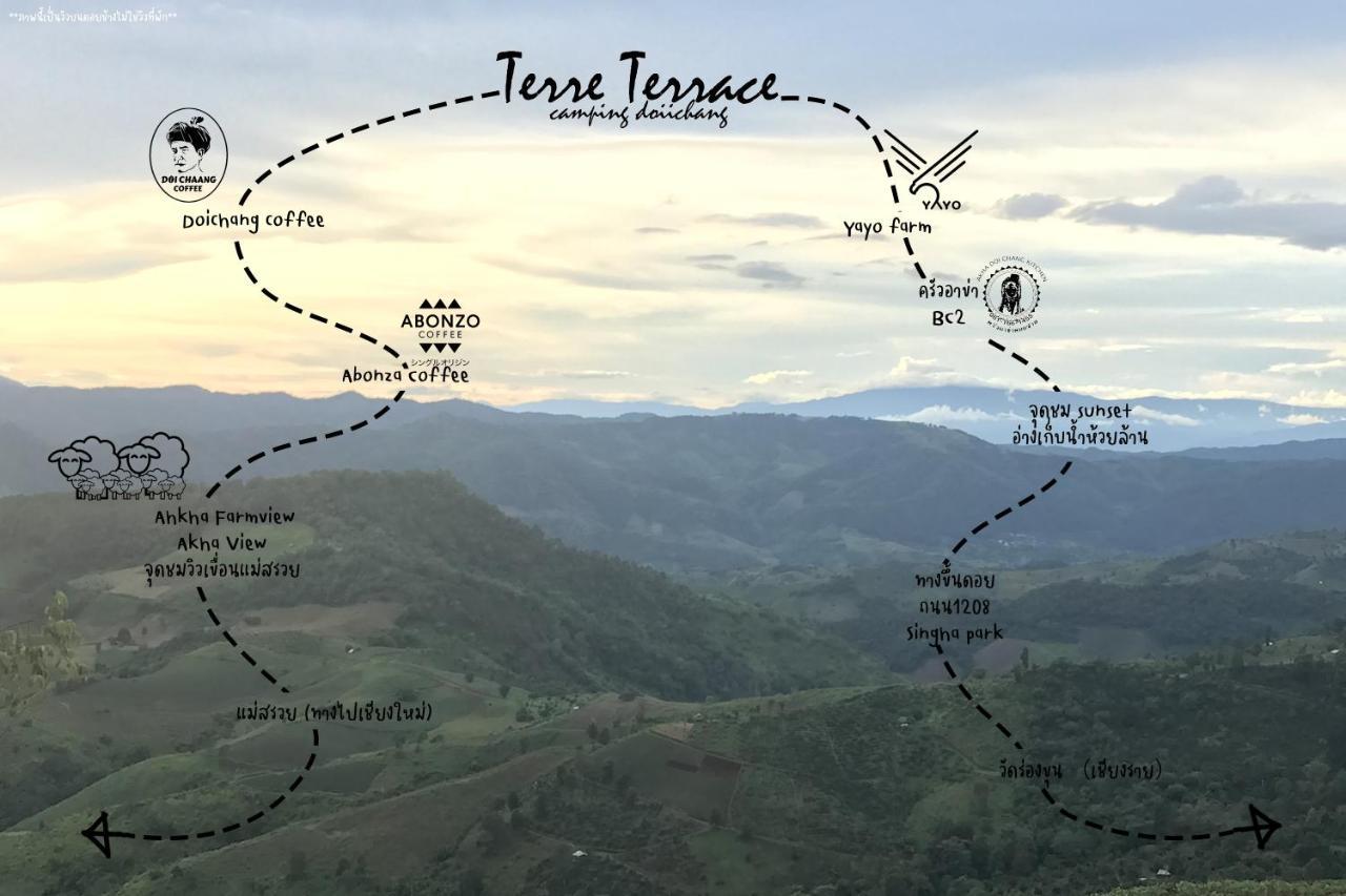 Terre Terrace Glamping - Doichang Ban Huai Khai 外观 照片