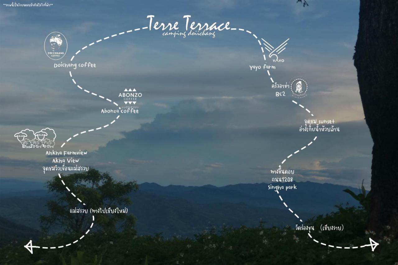 Terre Terrace Glamping - Doichang Ban Huai Khai 外观 照片